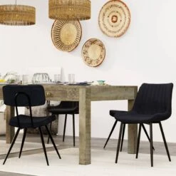 Chaise Killi (Lot De 2) -VIDAXL || Leitmotiv || Emma Soldes Magasin e609119cb4c04362942ce6f065713fb0