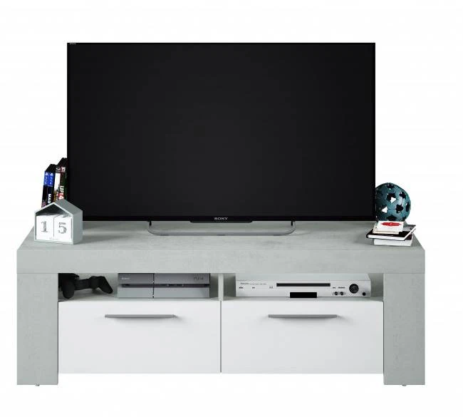 Meuble TV Avec 2 Portes Et 2 Niches 10 Meuble TV Avec 2 Portes Et 2 Niches – Image 8