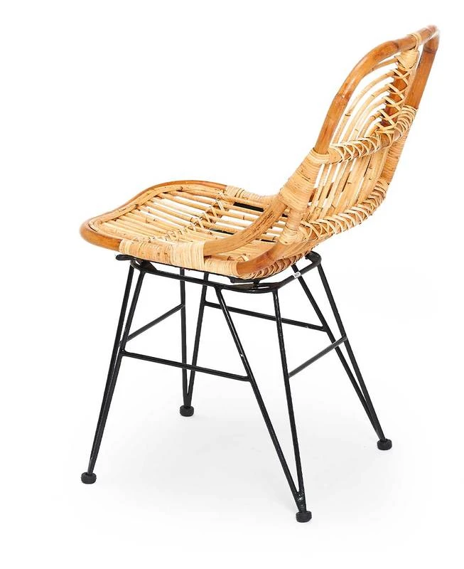 Villa - Chaise En Rotin Naturel Et Pieds 5 Villa - Chaise En Rotin Naturel Et Pieds – Image 3