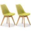 Lot De 2 Chaises Klara Vert -VIDAXL || Leitmotiv || Emma Soldes Magasin eca21f12baf5498b91dfb57d70b2fdf5