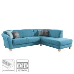 Canapé D'angle Cebu -VIDAXL || Leitmotiv || Emma Soldes Magasin ecksofa cebu webstoff ottomane davorstehend rechts keine funktion hellblau 4351588