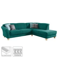 Canapé D'angle Cebu -VIDAXL || Leitmotiv || Emma Soldes Magasin ecksofa cebu webstoff ottomane davorstehend rechts keine funktion petrol 4351616