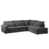Canapé D'angle Coolock 2 Canapé D'angle Coolock -VIDAXL || Leitmotiv || Emma Soldes Magasin ecksofa coolock samtstoff ottomane davorstehend rechts dunkelgrau 4481164