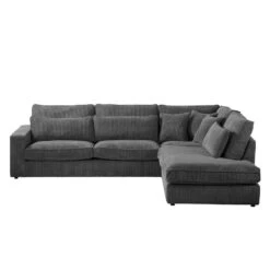 Canapé D'angle Coolock -VIDAXL || Leitmotiv || Emma Soldes Magasin ecksofa coolock samtstoff ottomane davorstehend rechts dunkelgrau 4481172