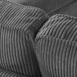 Canapé D'angle Coolock -VIDAXL || Leitmotiv || Emma Soldes Magasin ecksofa coolock samtstoff ottomane davorstehend rechts dunkelgrau 4481188