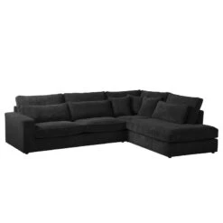 Canapé D'angle Coolock -VIDAXL || Leitmotiv || Emma Soldes Magasin ecksofa coolock samtstoff ottomane davorstehend rechts schwarz 4481296
