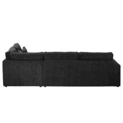 Canapé D'angle Coolock -VIDAXL || Leitmotiv || Emma Soldes Magasin ecksofa coolock samtstoff ottomane davorstehend rechts schwarz 4481316