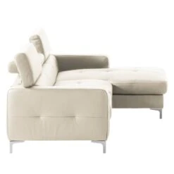 Canapé D'angle Eduardo I -VIDAXL || Leitmotiv || Emma Soldes Magasin ecksofa eduardo i echtleder longchair ottomane davorstehend rechts mit schlaffunktion weiss 4906180