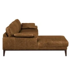 Canapé D'angle Horley I Cuir Véritable -VIDAXL || Leitmotiv || Emma Soldes Magasin ecksofa horley echtleder longchair davorstehend links cognac 4463620