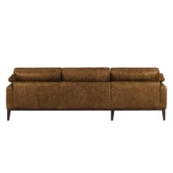 Canapé D'angle Horley I Cuir Véritable -VIDAXL || Leitmotiv || Emma Soldes Magasin ecksofa horley echtleder longchair davorstehend links cognac 4463624