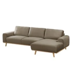 Canapé D'angle Lauris -VIDAXL || Leitmotiv || Emma Soldes Magasin ecksofa lauris samt longchair davorstehend rechts cappuccino 4881060