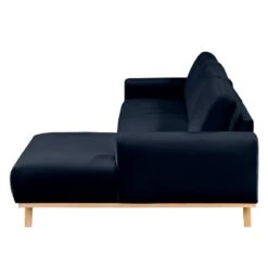 Canapé D'angle Lauris -VIDAXL || Leitmotiv || Emma Soldes Magasin ecksofa lauris samt longchair davorstehend rechts dunkelblau 4881512