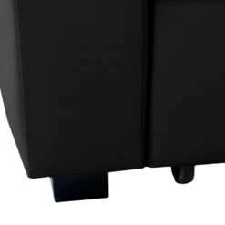 Canapé D'angle Parilla (convertible) 35 Canapé D'angle Parilla (convertible) -VIDAXL || Leitmotiv || Emma Soldes Magasin ecksofa parilla mit schlaffunktion echtleder longchair davorstehend rechts schwarz 229 cm 4380100