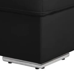 Canapé D'angle Tuja -VIDAXL || Leitmotiv || Emma Soldes Magasin ecksofa tuja kunstleder longchair ottomane davorstehend rechts schwarz 1954030