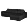 Canapé D'angle Tuja -VIDAXL || Leitmotiv || Emma Soldes Magasin ecksofa tuja kunstleder longchair ottomane davorstehend rechts schwarz 1954046