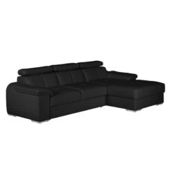 Canapé D'angle Tuja -VIDAXL || Leitmotiv || Emma Soldes Magasin ecksofa tuja kunstleder longchair ottomane davorstehend rechts schwarz 1954050