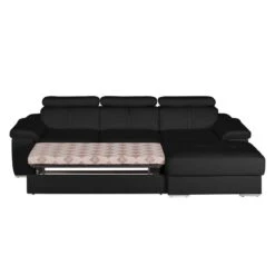 Canapé D'angle Tuja -VIDAXL || Leitmotiv || Emma Soldes Magasin ecksofa tuja kunstleder longchair ottomane davorstehend rechts schwarz 1954054