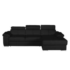 Canapé D'angle Tuja -VIDAXL || Leitmotiv || Emma Soldes Magasin ecksofa tuja kunstleder longchair ottomane davorstehend rechts schwarz 1954058