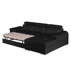 Canapé D'angle Tuja -VIDAXL || Leitmotiv || Emma Soldes Magasin ecksofa tuja kunstleder longchair ottomane davorstehend rechts schwarz 1954070