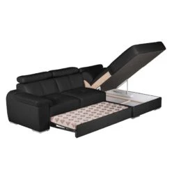 Canapé D'angle Tuja -VIDAXL || Leitmotiv || Emma Soldes Magasin ecksofa tuja kunstleder longchair ottomane davorstehend rechts schwarz 1954074