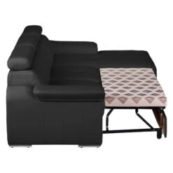 Canapé D'angle Tuja -VIDAXL || Leitmotiv || Emma Soldes Magasin ecksofa tuja kunstleder longchair ottomane davorstehend rechts schwarz 1954090