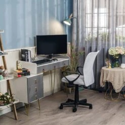 Chaise De Bureau STACY -VIDAXL || Leitmotiv || Emma Soldes Magasin edf39e989613426fa075afe232db1b93