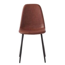 Chaise Capitonnée Iskmo IV -VIDAXL || Leitmotiv || Emma Soldes Magasin esszimmerstuhl iskmo iv 2er set webstoff vintage braun 4035116