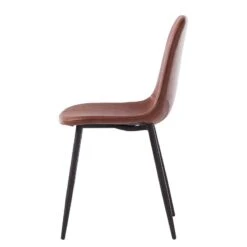 Chaise Capitonnée Iskmo IV -VIDAXL || Leitmotiv || Emma Soldes Magasin esszimmerstuhl iskmo iv 2er set webstoff vintage braun 4035120