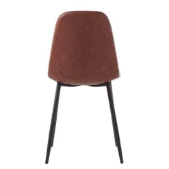 Chaise Capitonnée Iskmo IV -VIDAXL || Leitmotiv || Emma Soldes Magasin esszimmerstuhl iskmo iv 2er set webstoff vintage braun 4035124