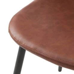 Chaise Capitonnée Iskmo IV -VIDAXL || Leitmotiv || Emma Soldes Magasin esszimmerstuhl iskmo iv 2er set webstoff vintage braun 4035140