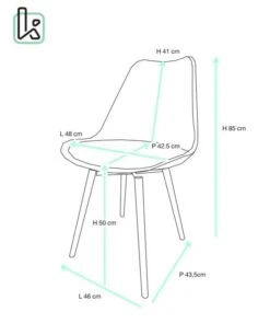 Chaise Scandinave MIA (lot De 4) -VIDAXL || Leitmotiv || Emma Soldes Magasin f0ff1242d3154662944803ed8fe5189d