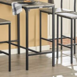 Table + 4 X Tabourets De Bar OGT14-HG -VIDAXL || Leitmotiv || Emma Soldes Magasin f3442685795347c4935715d72f864d86