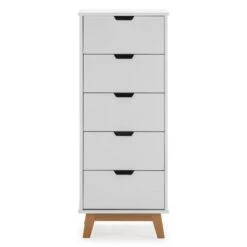 Chifonnier Miranda 5 Tiroirs -VIDAXL || Leitmotiv || Emma Soldes Magasin f36bb9e43d67435c81bde3e3917cf397