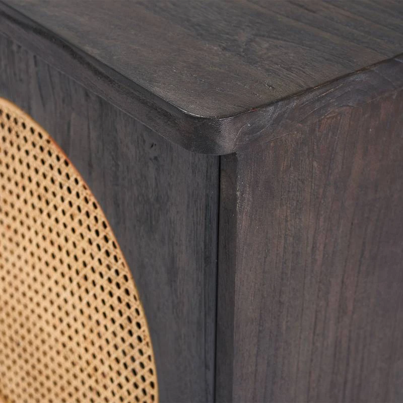 Sanaa - Buffet 3 Portes En Mindy Massif 5 Sanaa - Buffet 3 Portes En Mindy Massif – Image 3