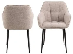 Chaise De Salle à Manger Brenda Lot De 2 -VIDAXL || Leitmotiv || Emma Soldes Magasin f77dd506345349ae8b4e22f616bf850c