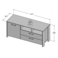 Meuble TV 1porte 2tiroirs - BUCK 11 Meuble TV 1porte 2tiroirs - BUCK -VIDAXL || Leitmotiv || Emma Soldes Magasin f785cfe62ac64fa781f628cc01642cd3