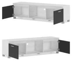 Meuble Bas TV LED Blanc Mat-Noir Laqué 12 Meuble Bas TV LED Blanc Mat-Noir Laqué -VIDAXL || Leitmotiv || Emma Soldes Magasin f805f125e3cf41a79525817345225d2e.cropped 131 345 3235 2766.processed