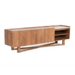 Endah - Meuble Tv En Bois De Midi Massif -VIDAXL || Leitmotiv || Emma Soldes Magasin fba58f90ca564dcbaa85a628bed4c808