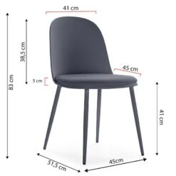 Lot De 4 Chaises Kana Blanches 31 Lot De 4 Chaises Kana Blanches -VIDAXL || Leitmotiv || Emma Soldes Magasin fc24d3fd85a94e179fede2333cec257e