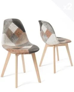 Chaise Patchwork NADA (lot De 2)