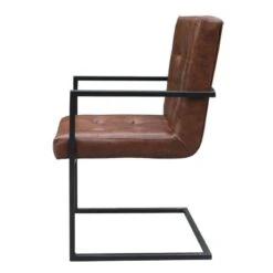 Chaise Cantilever -VIDAXL || Leitmotiv || Emma Soldes Magasin freischwinger lungo kunstleder cappuccino 5114648