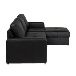 Canapé D'angle Giglio (convertible) -VIDAXL || Leitmotiv || Emma Soldes Magasin giglio ecksofa ottomane rechts mit schlaffunktion kunstleder schwarz 1304593
