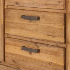 Buffet Haut Toumanar -VIDAXL || Leitmotiv || Emma Soldes Magasin highboard toumanar akazie teilmassiv akazie sand 3627569