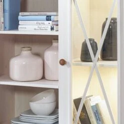 Commode Haute Ummanz II -VIDAXL || Leitmotiv || Emma Soldes Magasin hochkommode ummanz ii kiefer massiv kiefer weiss kiefer honig 5087152