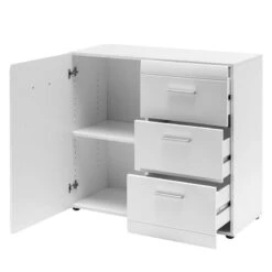 Commode Adana -VIDAXL || Leitmotiv || Emma Soldes Magasin kommode adana hochglanz weiss 5151928
