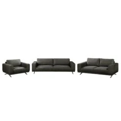 Ensemble De Salon Ramilia (3-2-1) 36 Ensemble De Salon Ramilia (3-2-1) -VIDAXL || Leitmotiv || Emma Soldes Magasin polstergarnitur ramilia 3 2 1 antiklederlook dunkelgrau 4882304