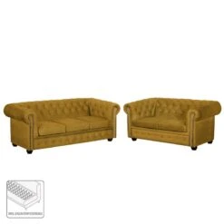 Ensemble De Salon Torquay II (3-2) -VIDAXL || Leitmotiv || Emma Soldes Magasin polstergarnitur torquay ii 3 2 microfaser senfgelb 4652324