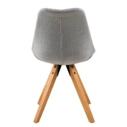 Chaises Capitonnées Aledas II -VIDAXL || Leitmotiv || Emma Soldes Magasin polsterstuhl aledas ii 2er set webstoff gummibaum massiv granit 4848092