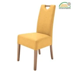 Lot De 2 Chaises Capitonnées Alessia II -VIDAXL || Leitmotiv || Emma Soldes Magasin polsterstuhl alessia ii 2er set kunstleder curry eiche 1940510