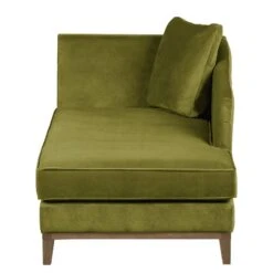 Récamière Blomma 18 Récamière Blomma -VIDAXL || Leitmotiv || Emma Soldes Magasin recamiere blomma samtstoff olivgruen armlehne davorstehend links nussbaum 3671197